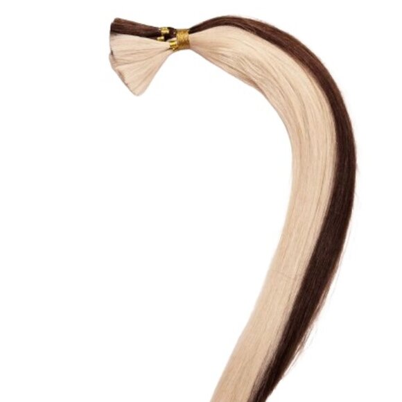 20″ 100 grams,10 Bundles, Human V-Light Bulk Hair Extensions(Loose Hair) #4/613 - Picture 3 of 6